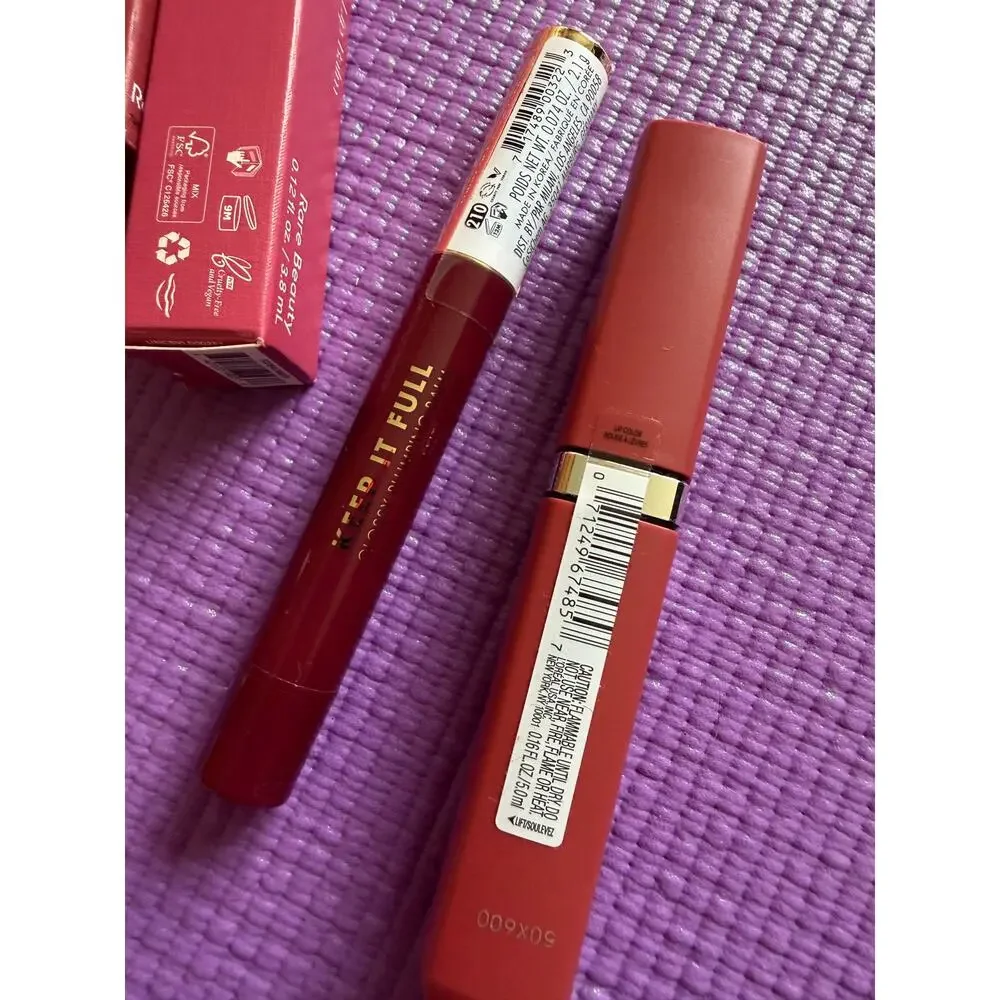 New Makeup Lot Rare Beauty, Loreal, Milani, Lip Balm Makeup Bundle Full Size